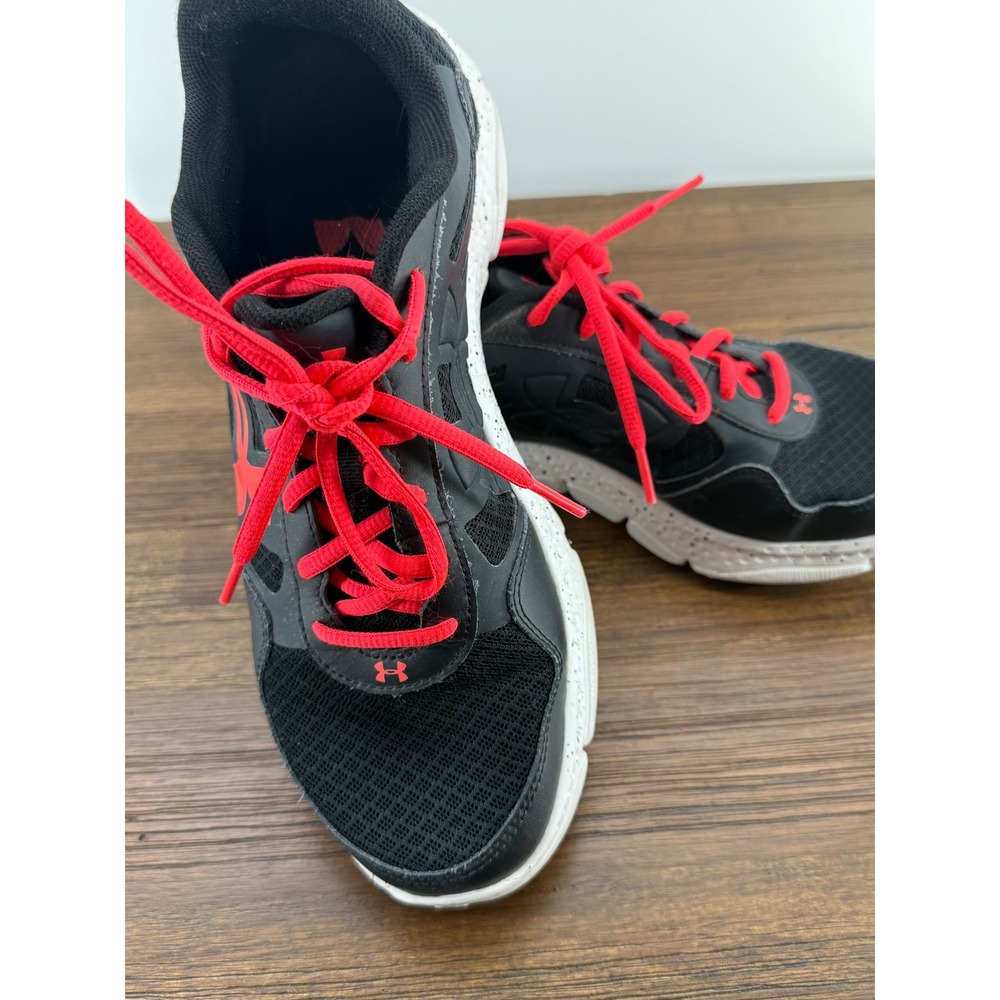 Under Armour Micro G Assert 6 Women Running Shoes Black Orange 1266254-001